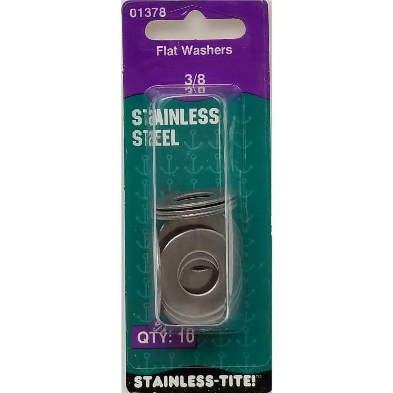 7401378 0.375 in. Stainless Steel Flat Washer