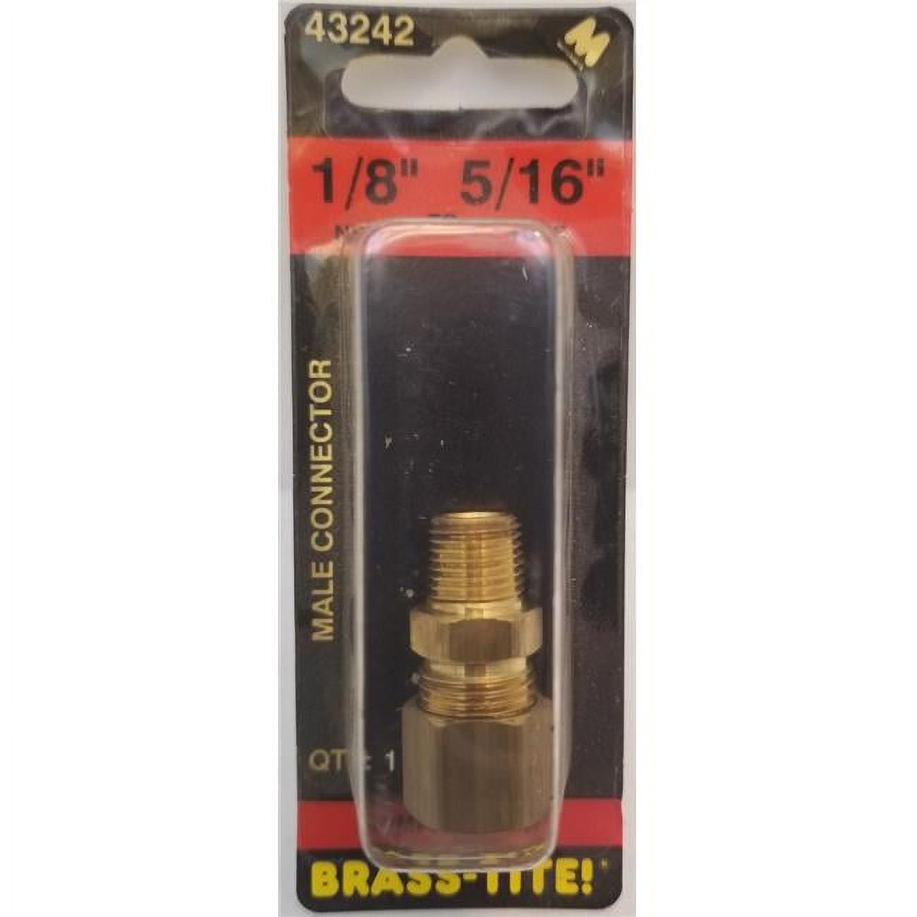 7443242 Compression Connector, Brass