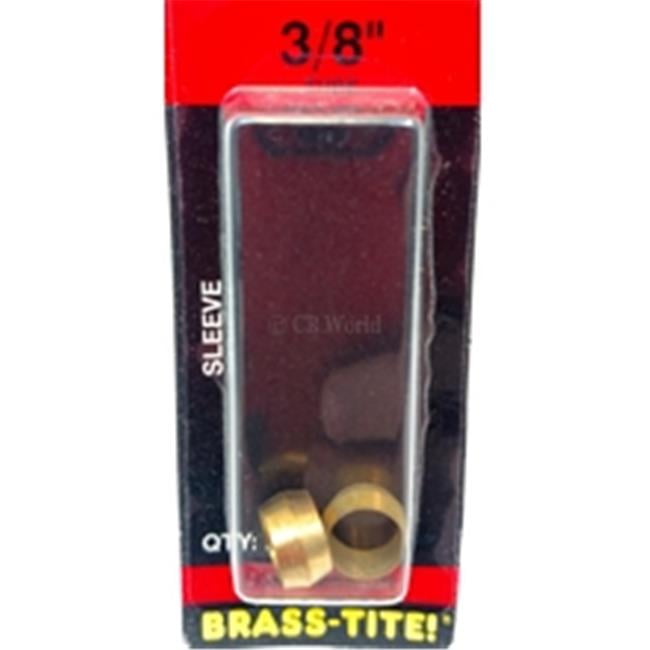 7443328 0.375 in. Compression Sleeve - Brass