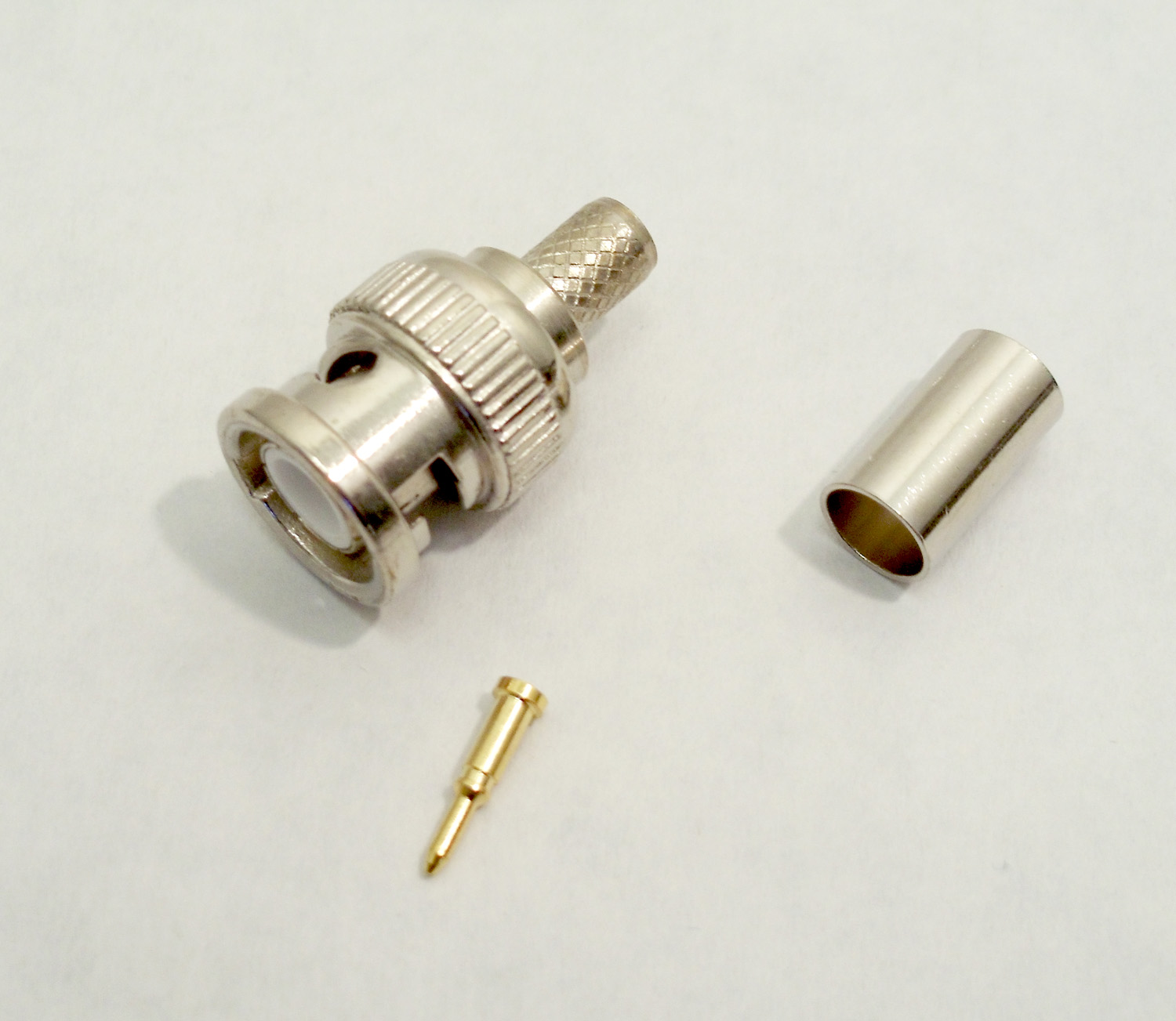 BNC108X Male Crimp On Connector for Rg8x Coaxial Cable