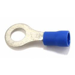 RT14-BL 0.25 in. Ring Terminal for 14-16 Gauge, Blue - Pack of 100