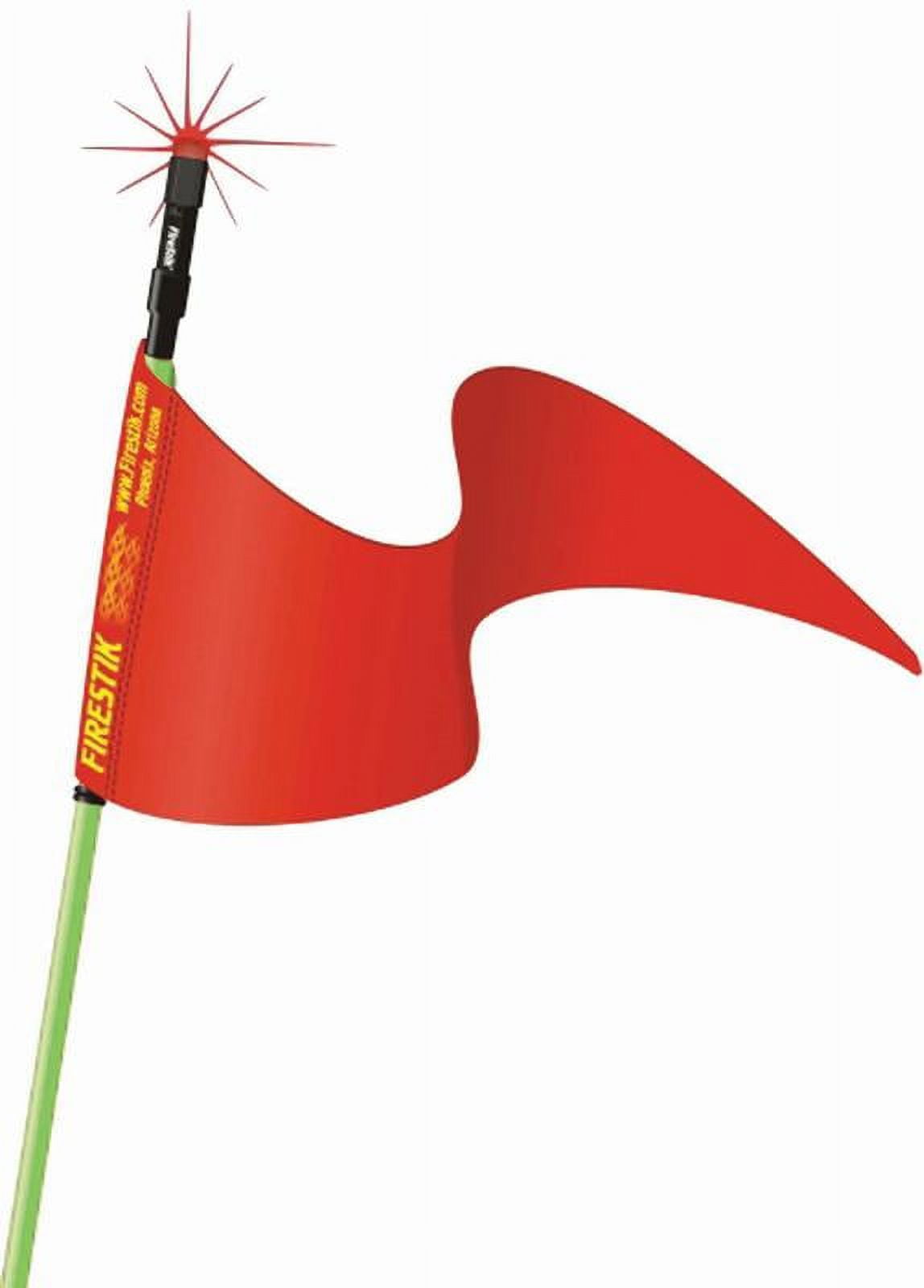3 ft. Green Strobe Ready Stik 0.38 x 24 in. Base with Flag