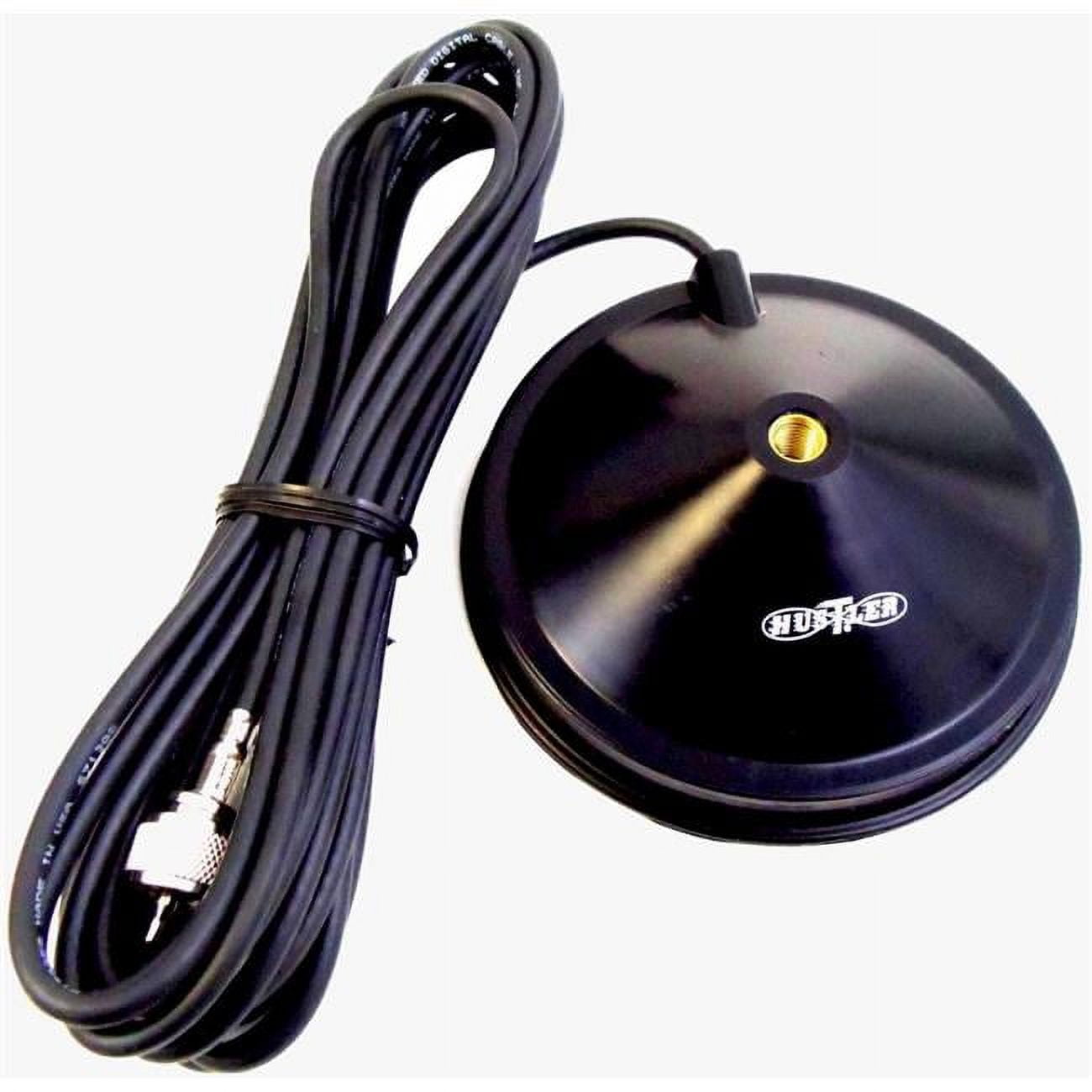 5 in. Magnet Mount with 16 ft. RG58 Coax & PL259 Connector, Black