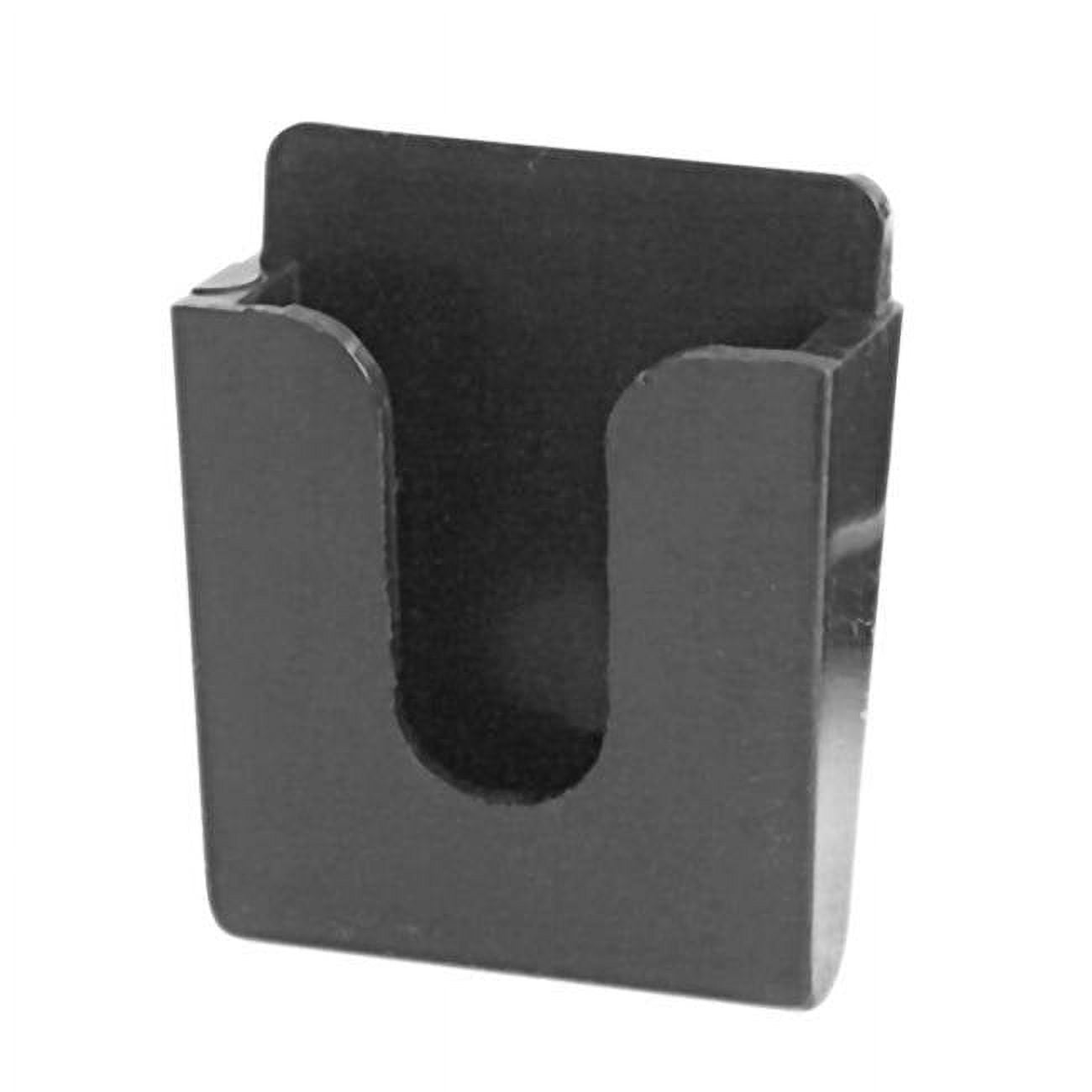 2 Way Radio Accessories, Black Plastic Mic Clip with Adhesive Back