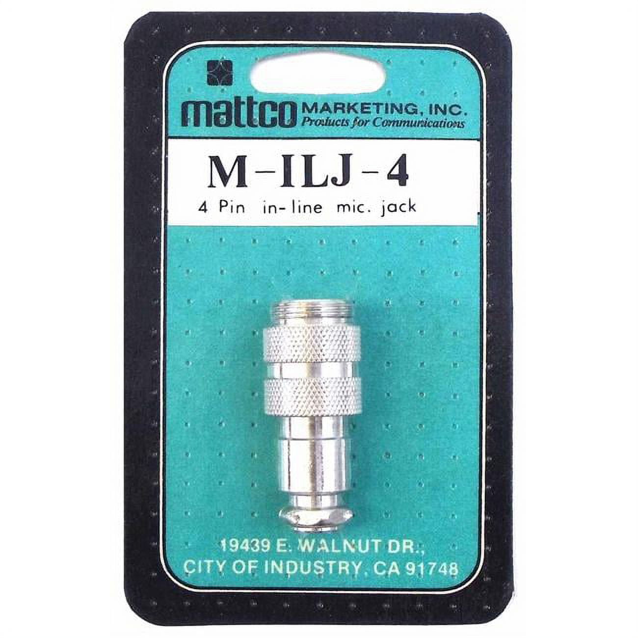 Mattco 4 Pin In-Line Microphone Jack