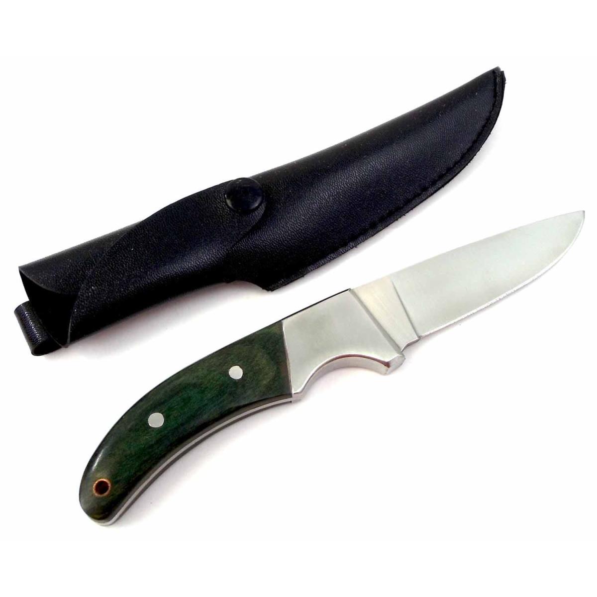 NK23 Plain Edge Hunting Knife with Sheath