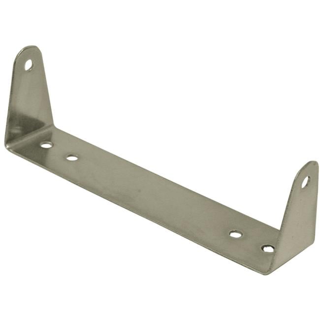 6.5 in. Brass Finish Single Hole Replacement Mounting Bracket for Uniden PC66, PC68, Cobra C25Ltd & Other CB Radios