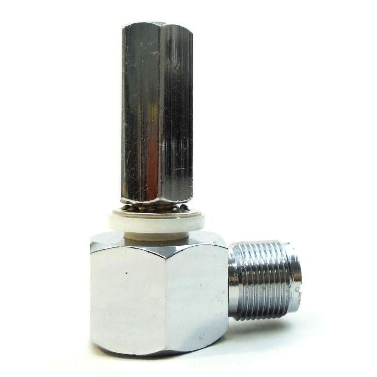 Heavy Duty SO239 Right Angle 0.38 x 24 in. Thread Stud Mount