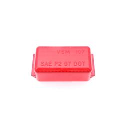Picture of Barjan 04910715R 1-3 by 4 x 1 in. Rectangular Replacement Lens - Red
