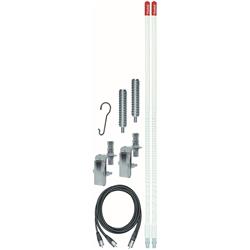 3 ft. Dual Mirror Mount Antenna Kit with SO239 Connectors, White -  Sonic Boom, SO1703420