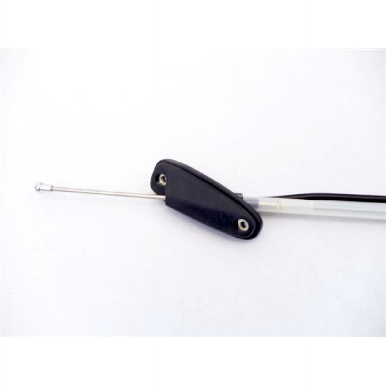 6 ft. 0.38 x 24 in. Thread White Mast with Orange Safety Flag