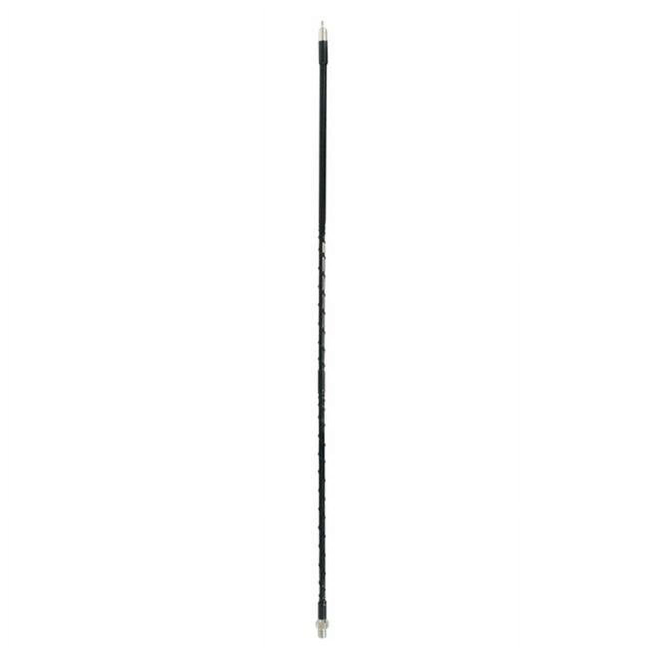 Picture of Accessories Unlimited AUFLEX3-B 0.38 x 24 in. 3 ft. Superflex CB Antenna with Tunable Tip, Black