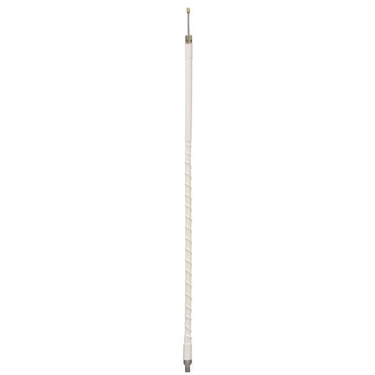 Picture of Accessories Unlimited AUT500-W 1&#44;000W 5 ft. Heavy Duty 0.38 ft. x 24 in. Tune-Able Tip CB Antenna&#44; White