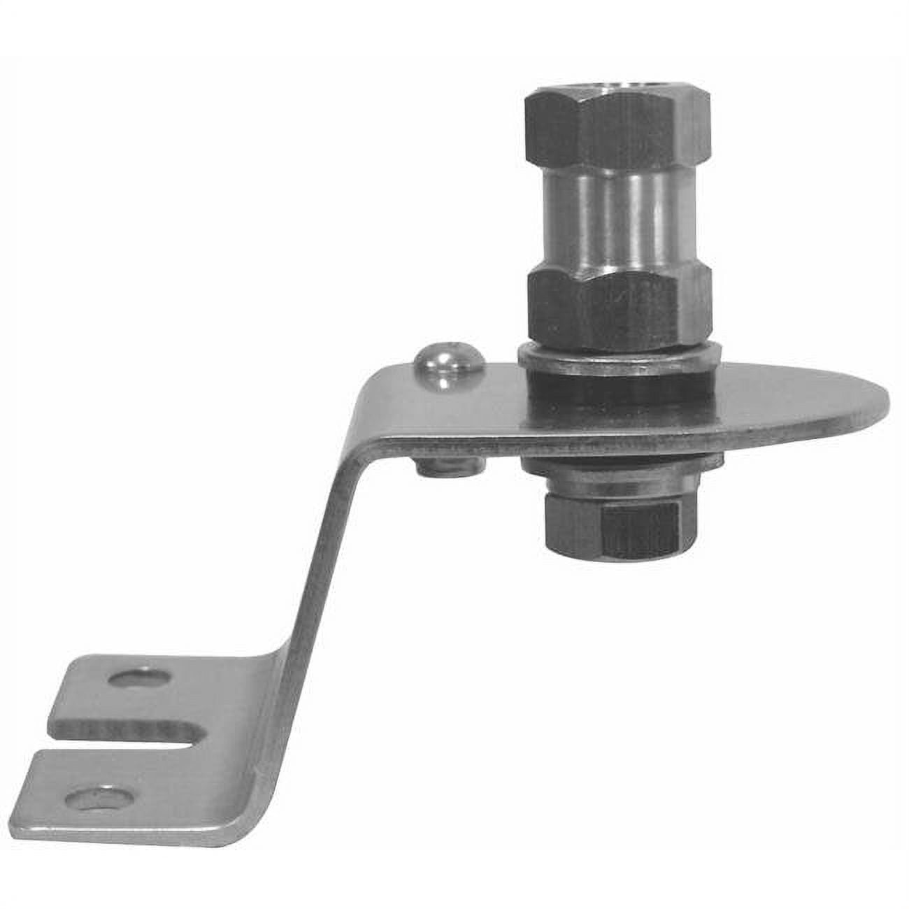 Stainless Steel Left Side Fender Antenna Mount - Silver - For Tundra Sequoia 4Runner RAV4