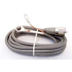 106 in. RG8X Grey Coaxial Cable with 90 Percent Sheild