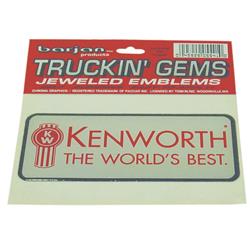 Picture of Barjan 455541 Kenworth Truckin Gems Jeweled Reflective Decal