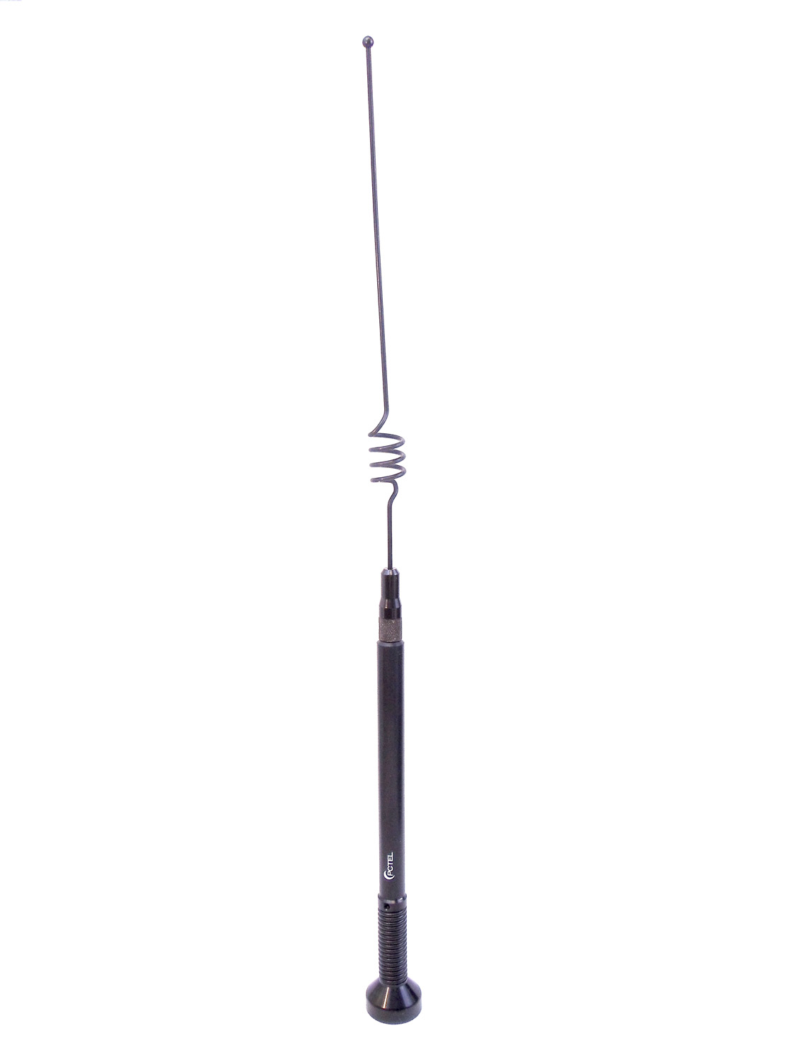 BMUF8043 125 watt 806-896MHz 3dB Elevated Open Coil Factory Tuned Antenna with Shock Spring, Black
