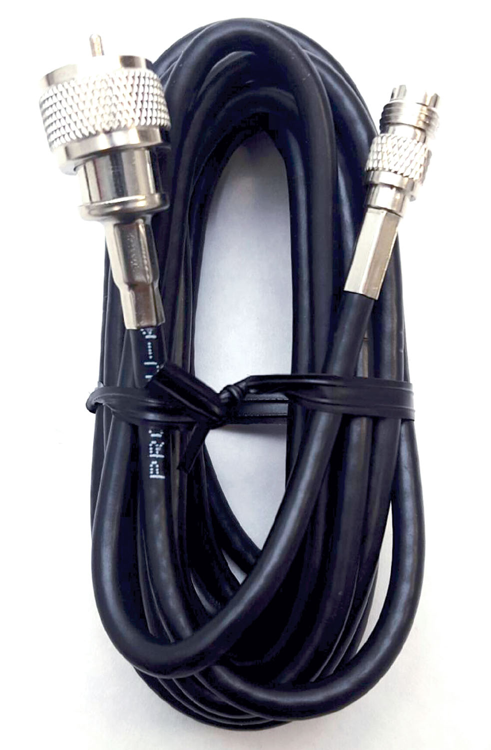 9CPLFMU 9 ft. Single Lead Rg58 Coaxial Cable with Pl259 Connector On One End & Mini Uhf Female Connector On Other End