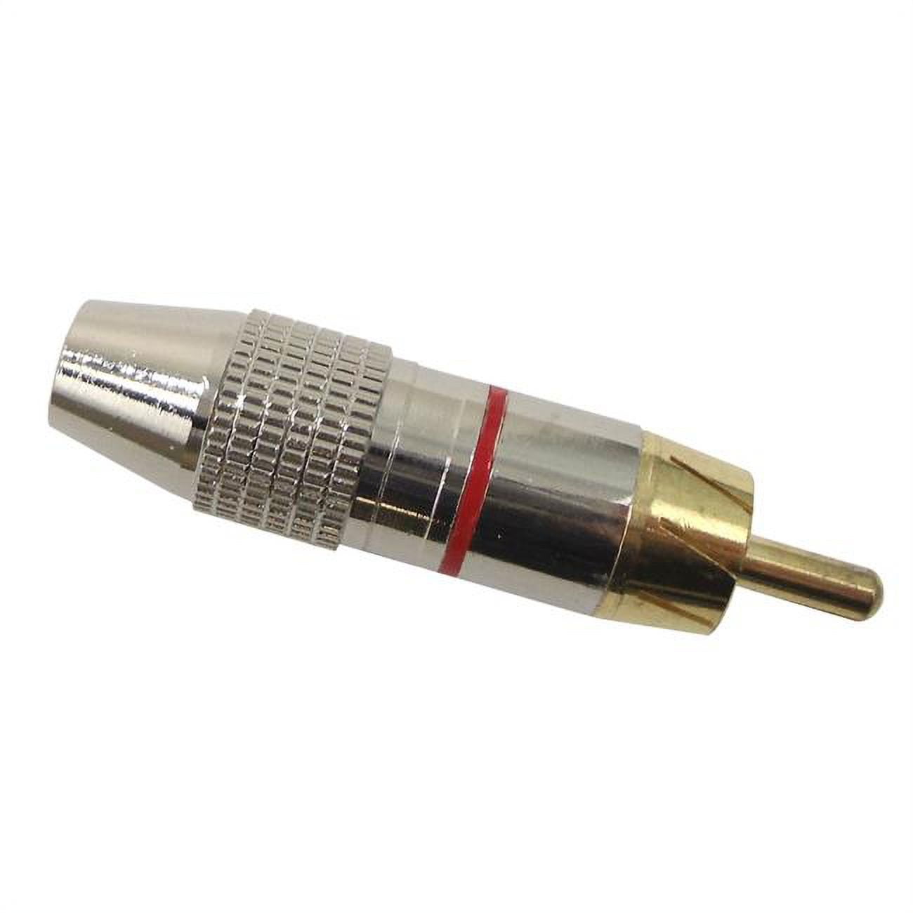 Gold Plated Metal Male RCA Phono Plug