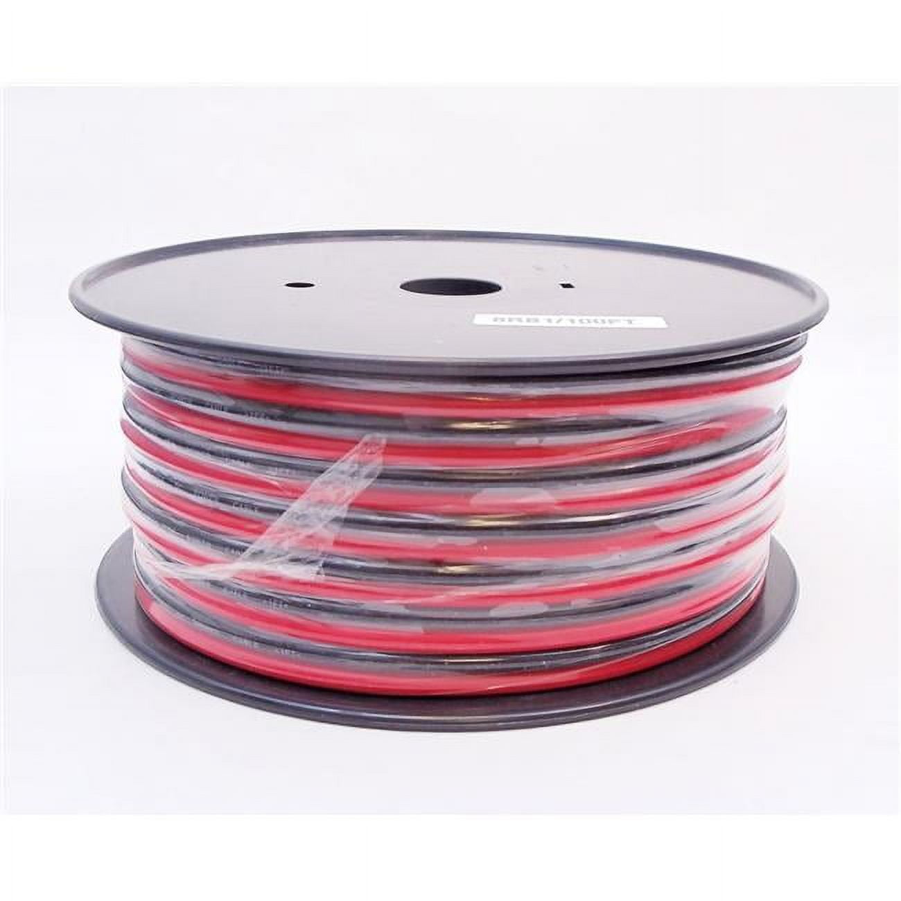 Workman - 100 ft. Spool of 8 Gauge Red & Black DC Zip Wire