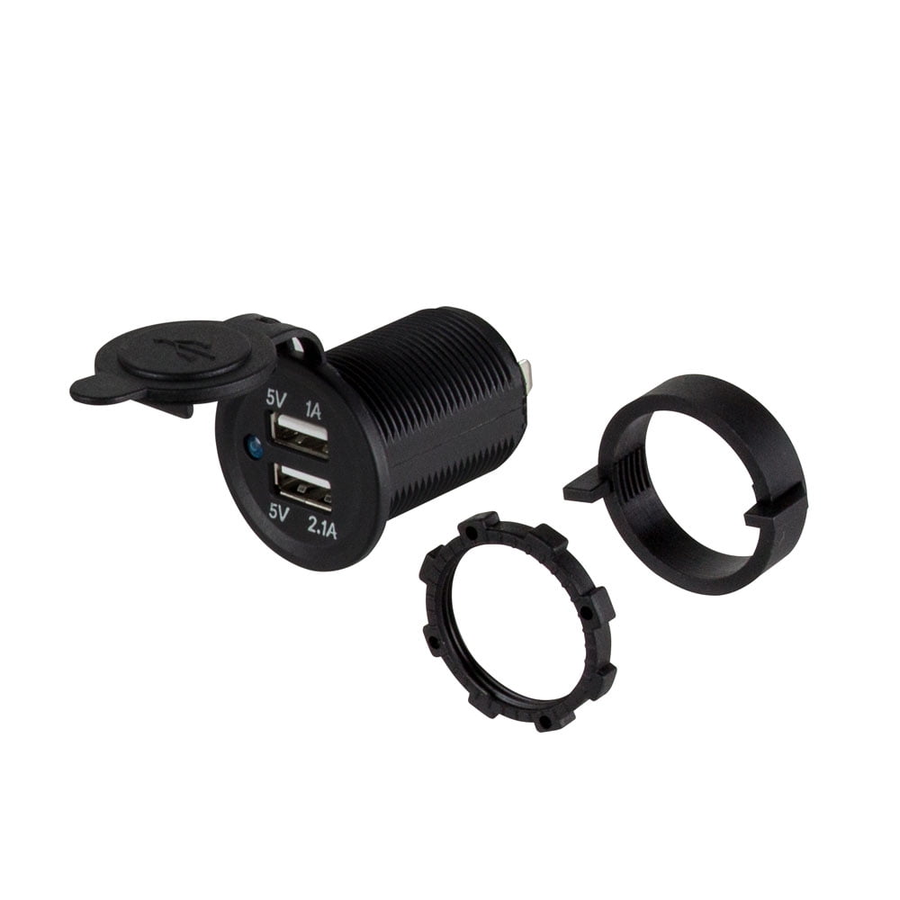 IBR57 Dual USB Waterproof Jack with Cover