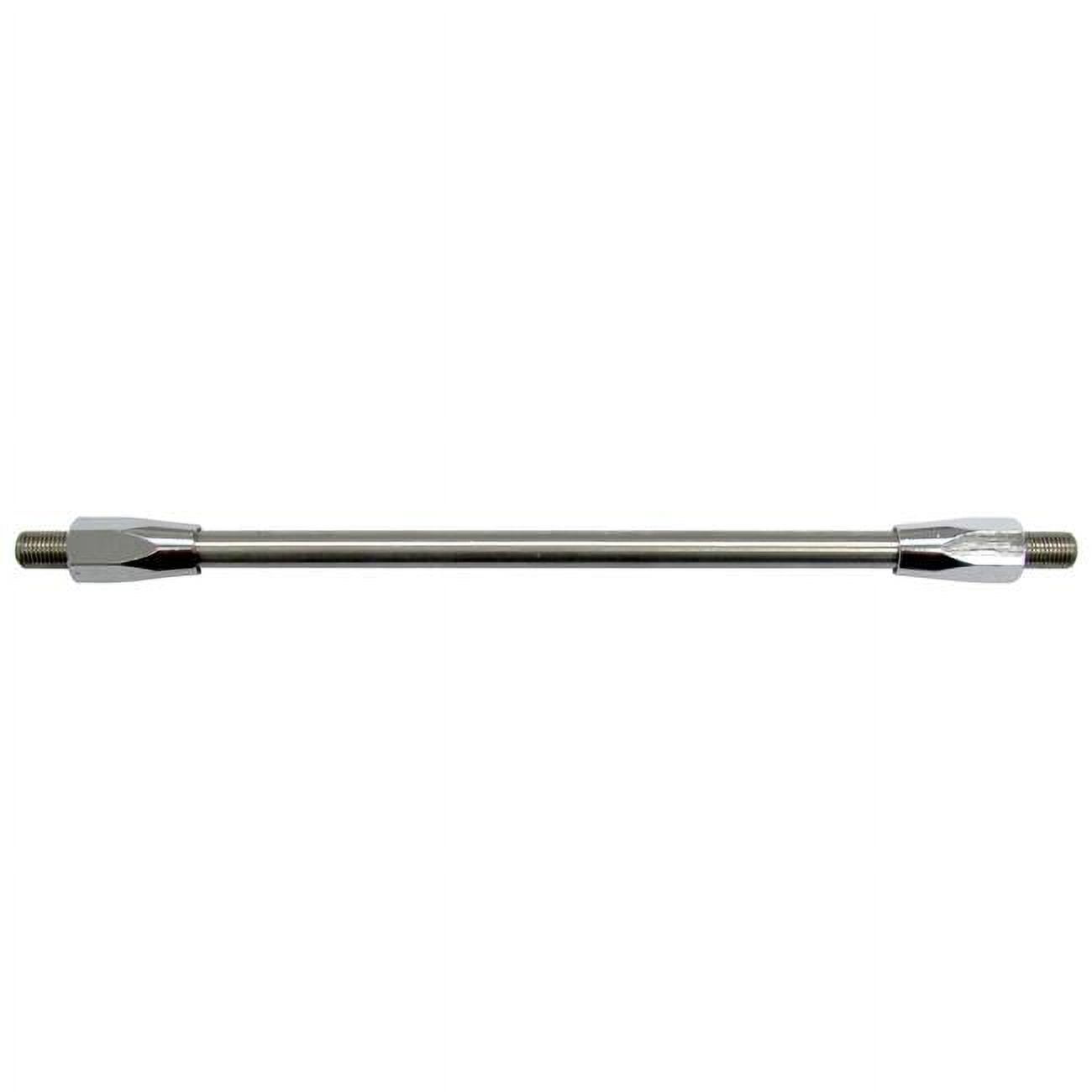 44 in. Stainless Steel Shaft with 0.38 x 24 in. Threads on Both Ends