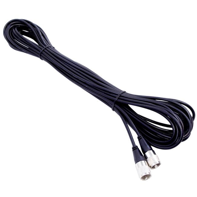 KPP50-B 50 ft. RG58A-U Coax Cable Assembly with Molded PL259 Connectors on Each End, Black