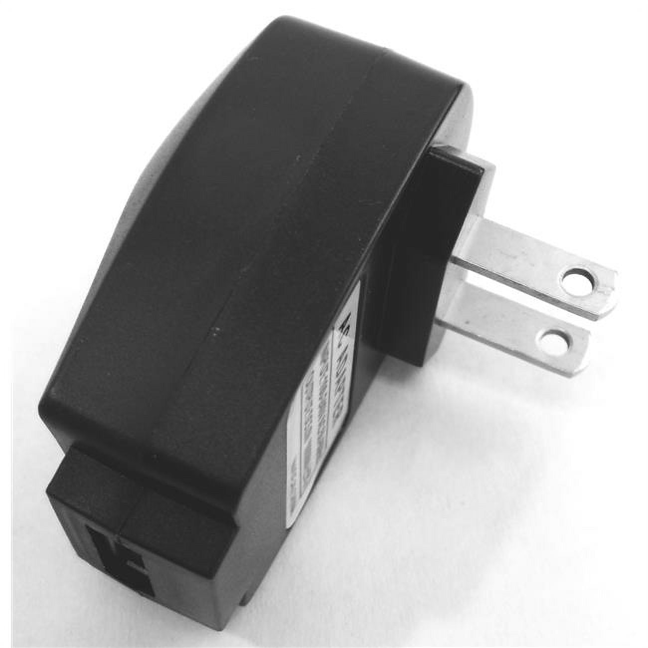 AC Charger with Single USB Port with Red LED Power Indicator, Black