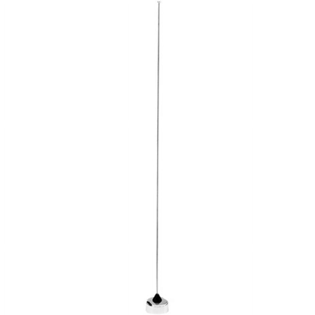 152-162 MHz 1 by 4 Wave Unity Antenna with 0.070 dia. Stainless Steel Whip & 0.75 in. Base
