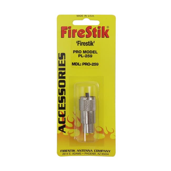 PRO259 PL259 with Phenolic Insulator - Requires Insert