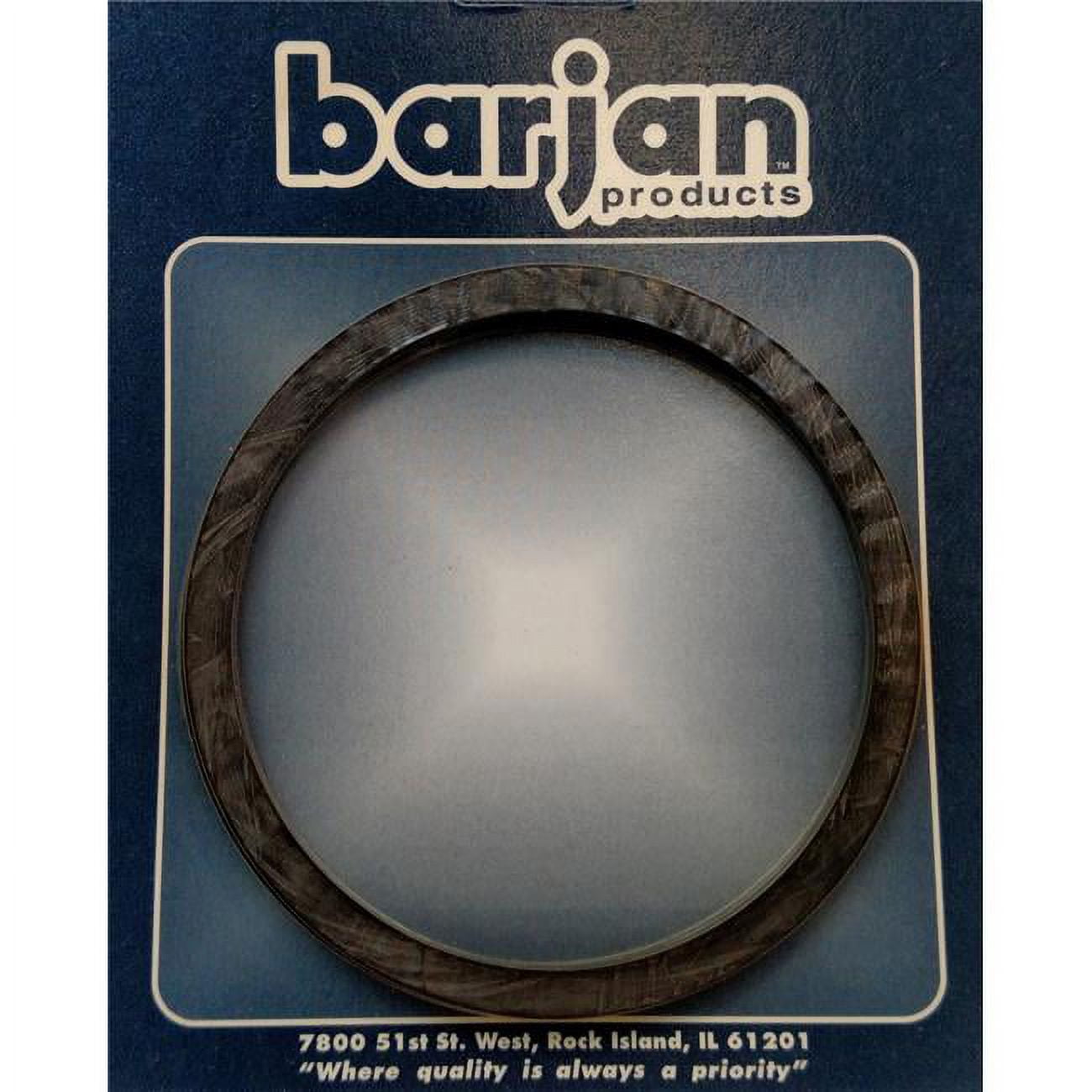 Gasket 4 in. Neoprene Gas Cap - 2 Carded