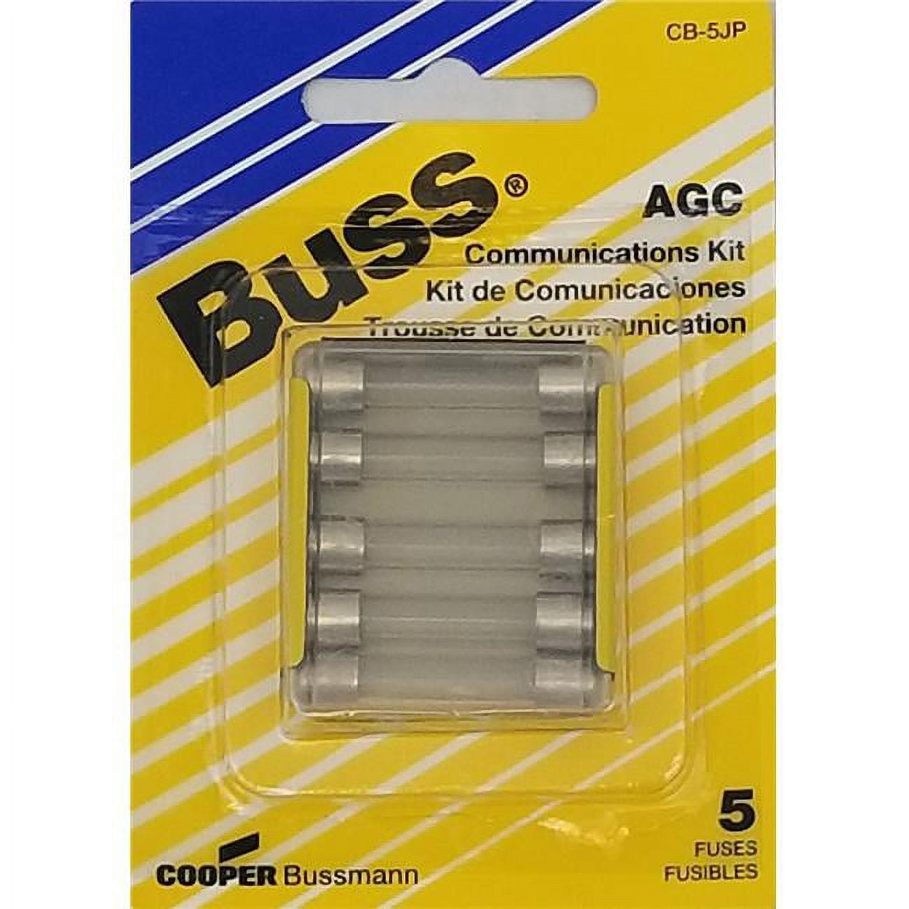 058BPCB5JP SVR Phone & Entertainment Fuse, Pack of 5