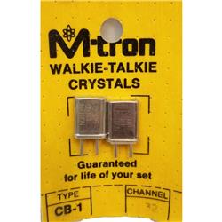 Cobra Electronics CH32 Channel 32 Receive & Transmit Crystal Pair for Walkie Talkies