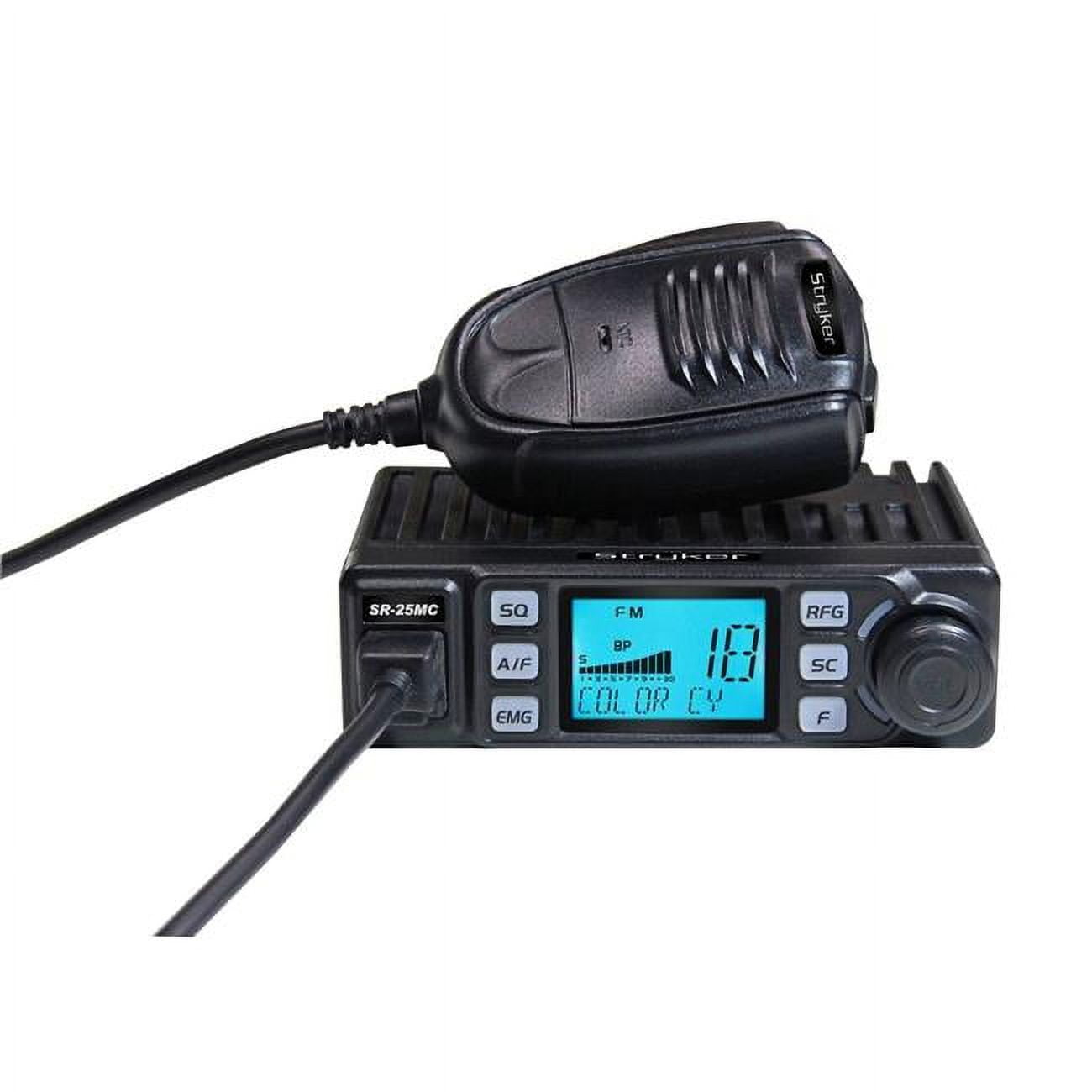 Picture of Stryker SR25MC 10 m Compact 20 watt Pep AM & FM Amateur Radio with Selectable 7 Color LCD Display & 6 Level Dimmer