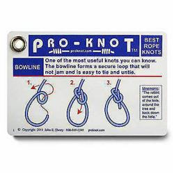 PKO101 Outdoor Waterproof Knot Cards - 20 Knots