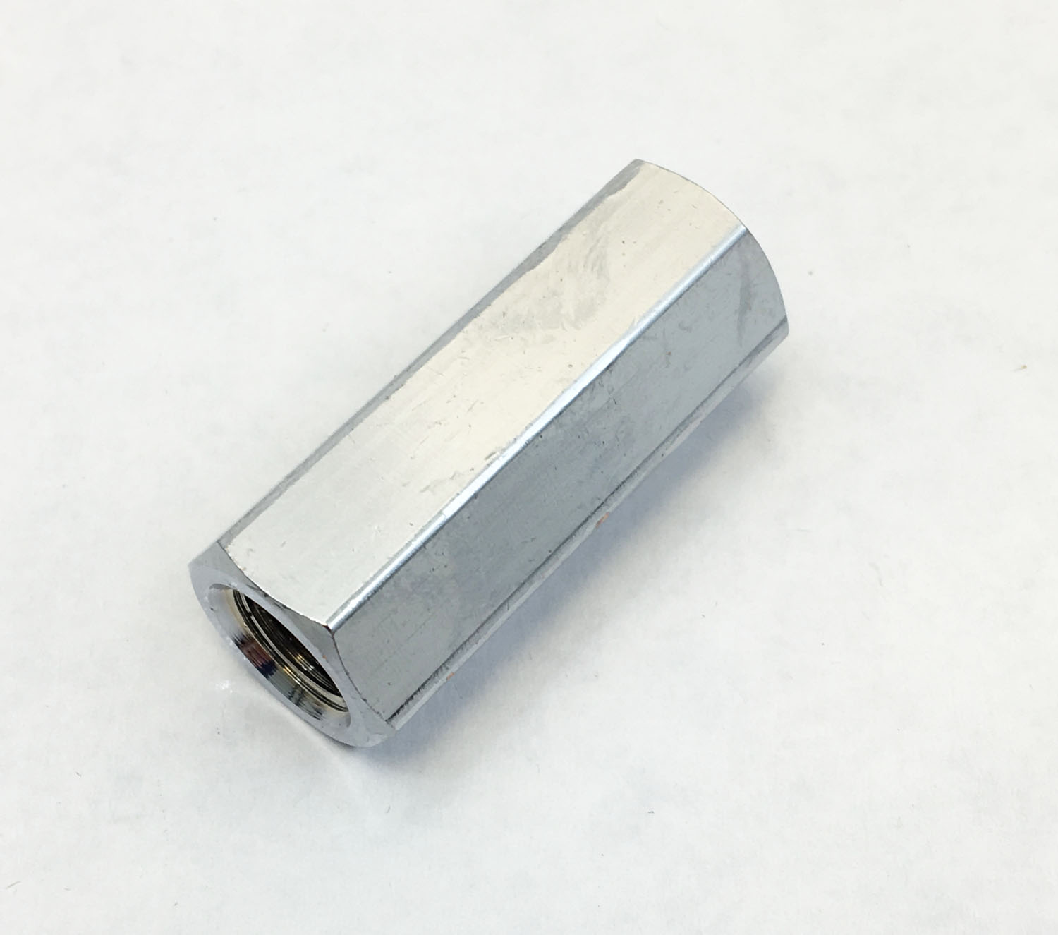 NUT3 Workman - 1.5 in. Long Replacement Nut with 0.375- 24 in. Threads On Both Ends