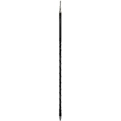 DRX4481 48 in. Bullet High Performance CB Antenna, Silver & Black