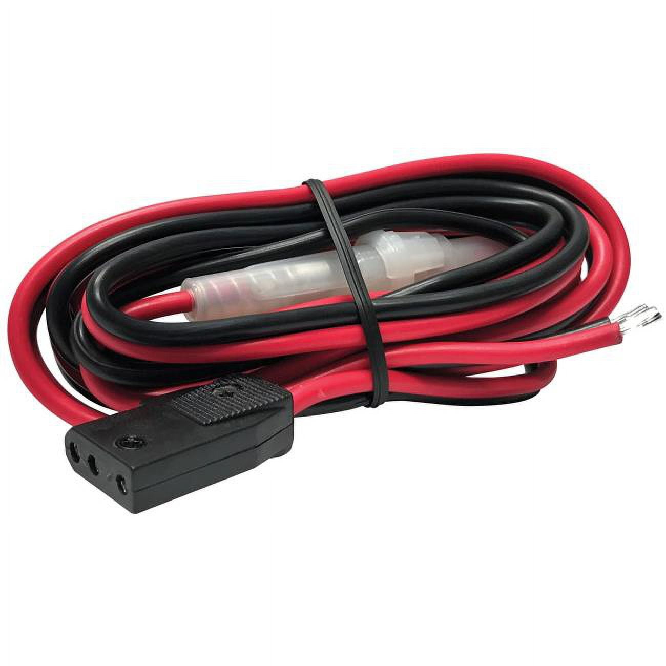 DRX7110 6 ft. 8A 14AWG Replacement Heavy Duty 2-Wire Power Cord with Standard 3-Pin CB Radio Plug