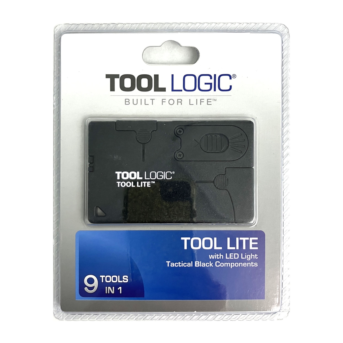 CC2SBB Tool Logic - 9 Tools in 1 Credit Card Companion with LED Light