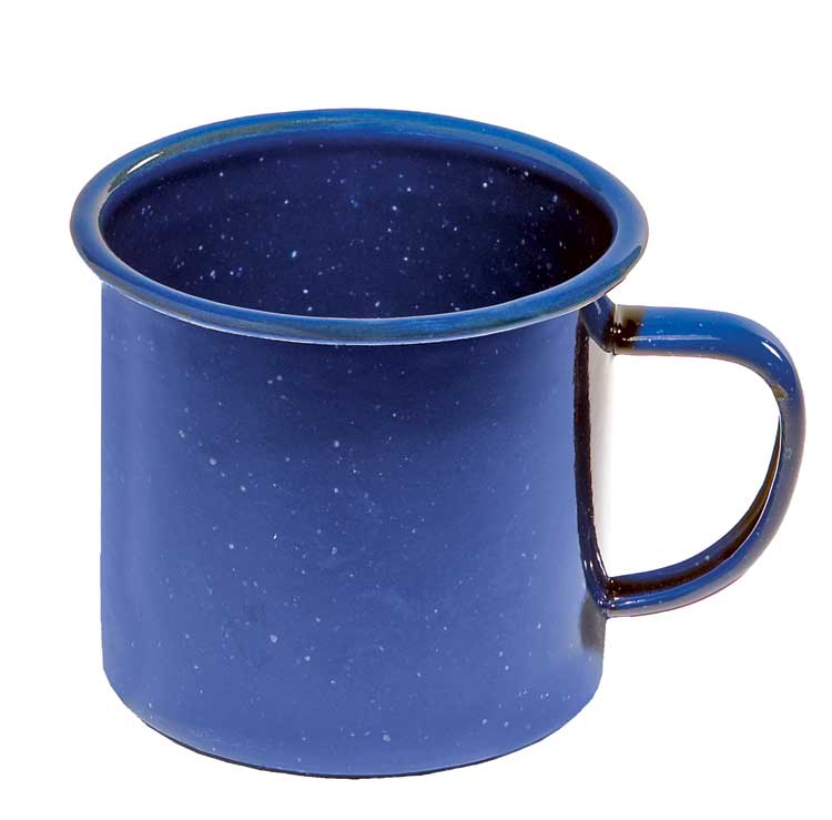 Picture of Texsport T14560 12 oz Heavy-Glazed Blue Enamel Coffee Mug