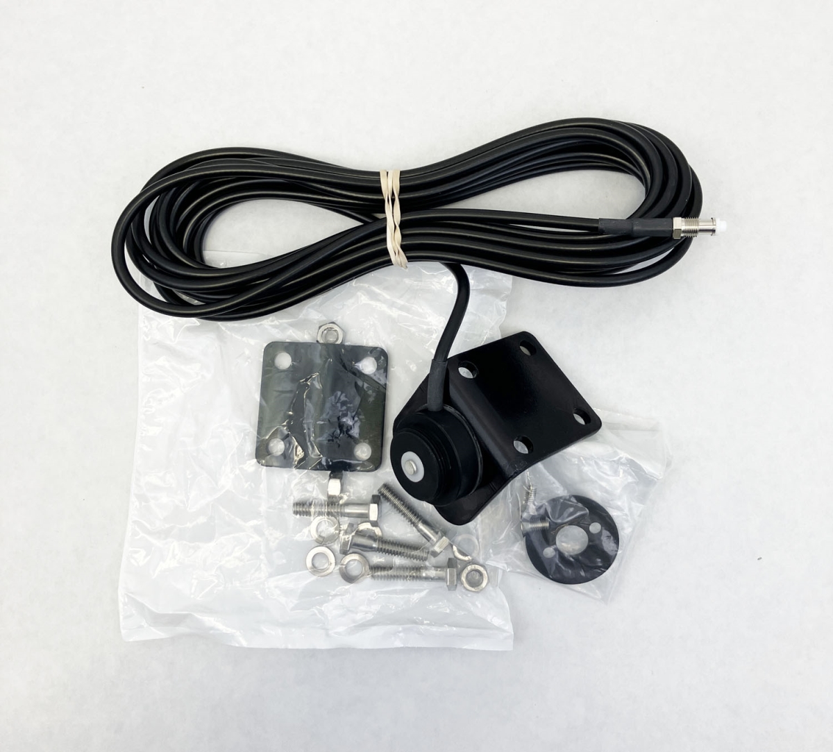 BMBMFFME Black MBM 0.75 Mirror Mount with 17 ft. RG58A-U Coax & Female Cable