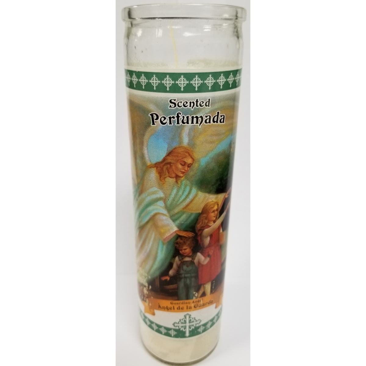Misc KM1752-GS Prayer Candle Guardian Angel Green Label Scented