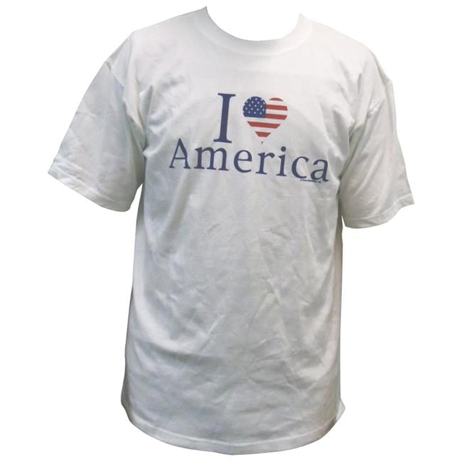 Picture of Barjan 2695L I Heart America T Shirt - Large