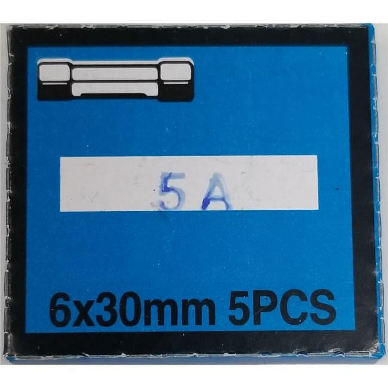 5AMP 5 amp Glass Fuses, Pack of 5