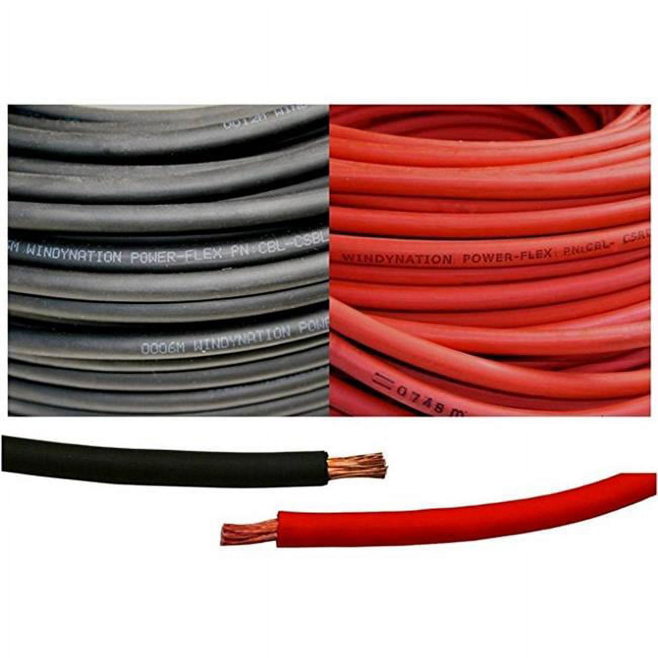 TR96 0.25 ft. Ring Terminal for 4 Gauge Wire, Red