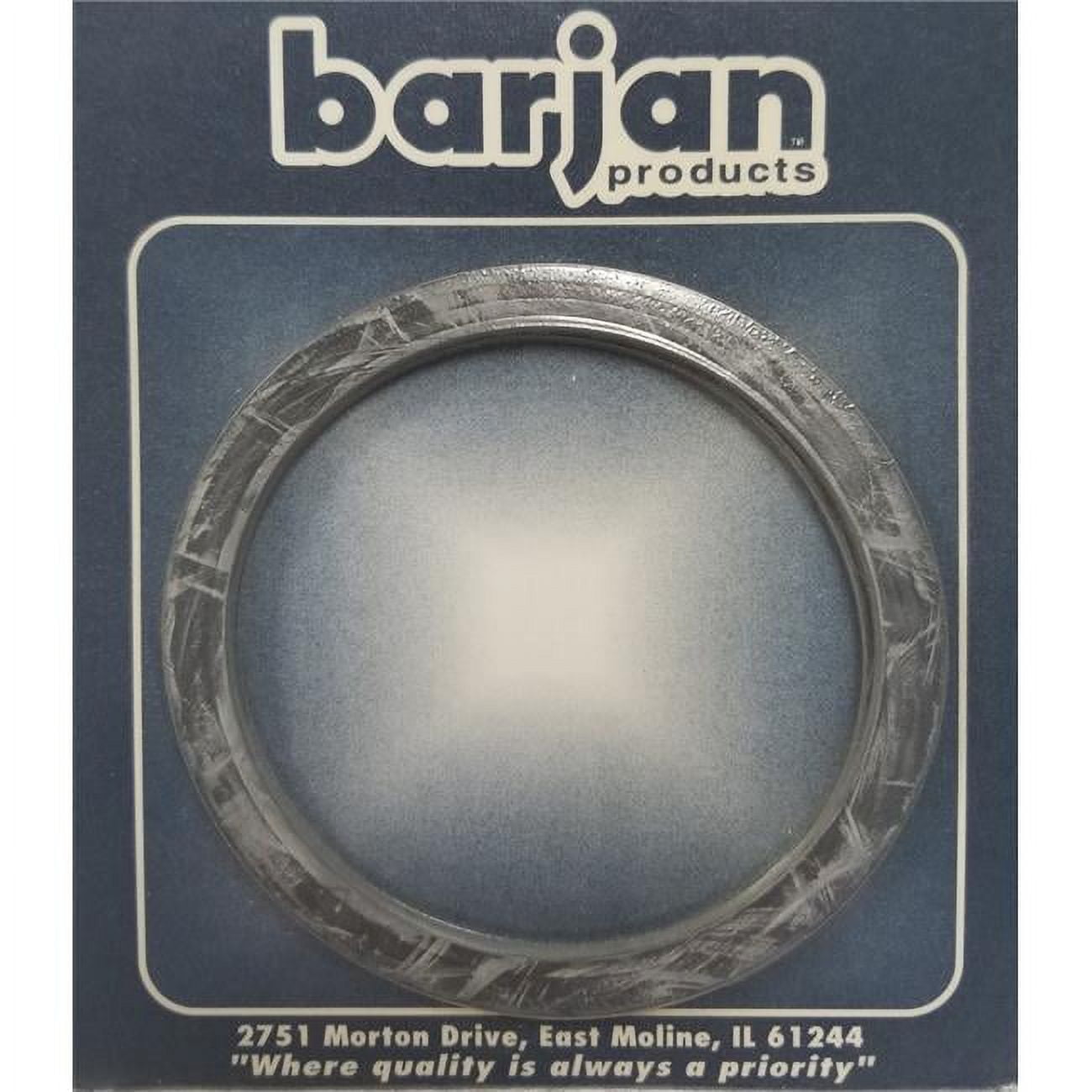 Gasket 3 in. Neoprene Gas Cap - 2 Carded