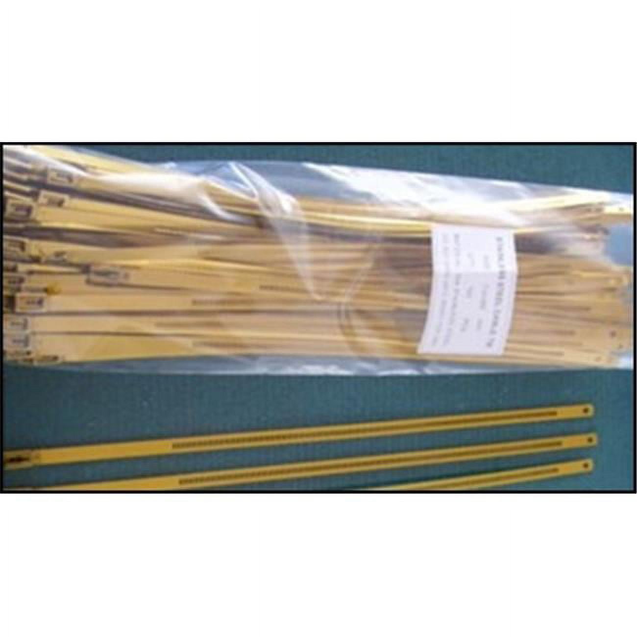 Stainless Steel Cable Tie - Anodized Gold - 10 Piece Per Pack