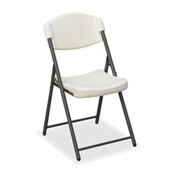 Economy Folding Chair - Platinum - Pack of 4 - Ergonomic Design