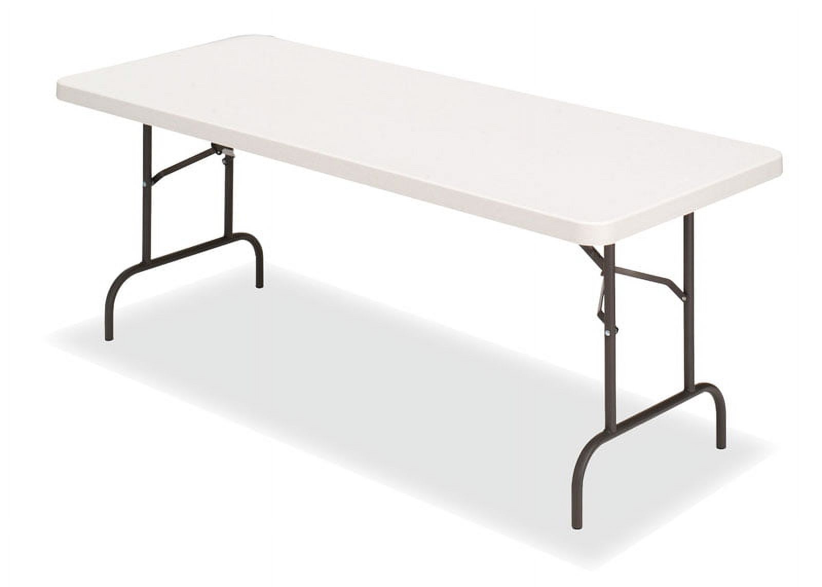 Iceberg 65513 30 x 60 in. IndestrucTable 500 Series Too Folding Table, Platinum -  Iceberg Enterprises