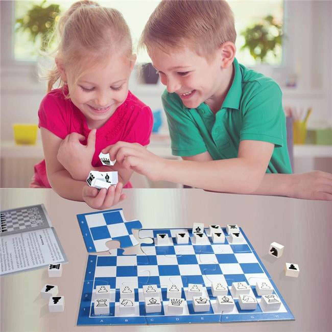 Picture of Chess Junior CJ-blue The Chess Game for Children&#44; Blue